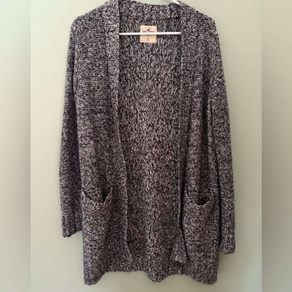 HOLLISTER Multi Colored Long Sleeve Knit Open Cardigan Sweater Women’s Medium